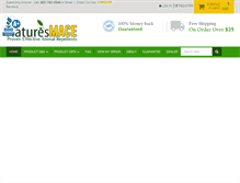 Tablet Screenshot of naturesmace.com